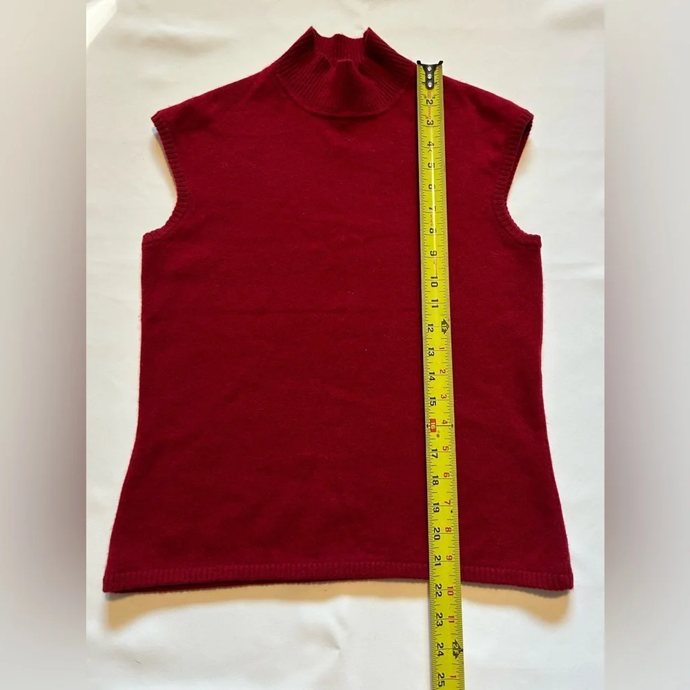Daniel Bishop 100% Cashmere Red Twin Set size M